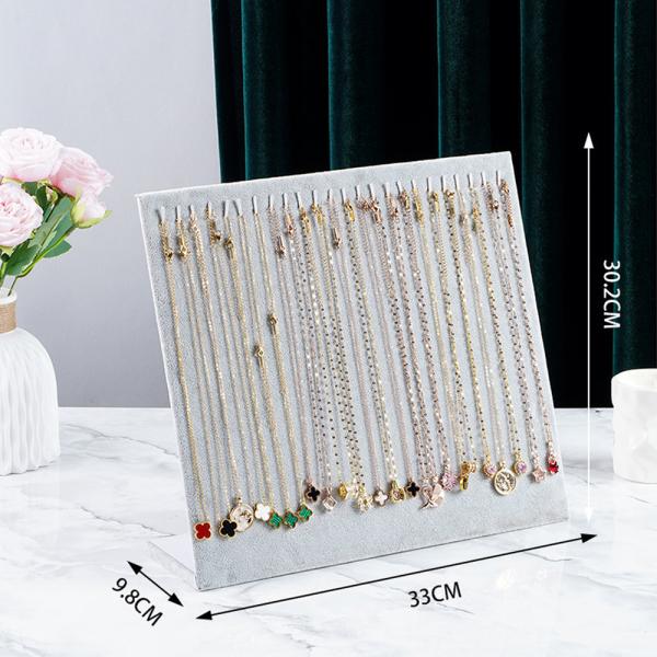 Muxing Schmuckständer für Halsketten & Armbänder – Schmuck-Display zur Präsentation und Aufbewahrung, Organizer für Schmuck 33*30*9.8cm