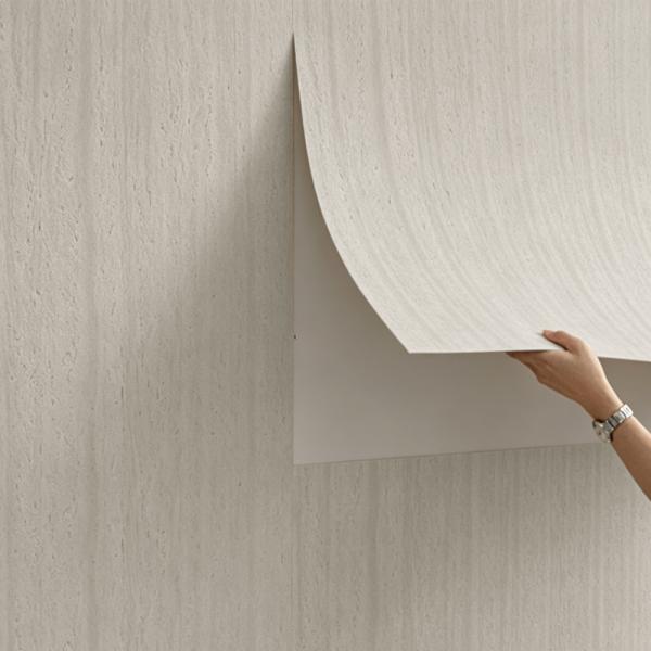 MuXing 3D Wandpaneele in Travertin-Optik, flexible Wandverkleidung zum Zuschneiden, Wandfolie für Hintergrundwand, Raumteiler & Eingangsbereich 120 × 60 cm, 22,21 €/m²