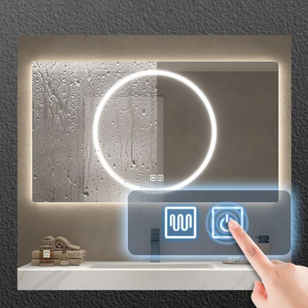 Muxing Waschbecken mit schublade Ablage Waschtisch LED Spiegel Badezimmerspüle 【RW2032-K】