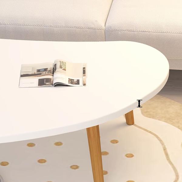 MuXing Couchtisch, moderner Beistelltisch als Teetisch oder Nachttisch, kleiner Wohnzimmertisch für Schlafzimmer und Wohnbereich