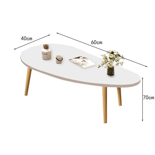 MuXing Couchtisch, moderner Beistelltisch als Teetisch oder Nachttisch, kleiner Wohnzimmertisch für Schlafzimmer und Wohnbereich