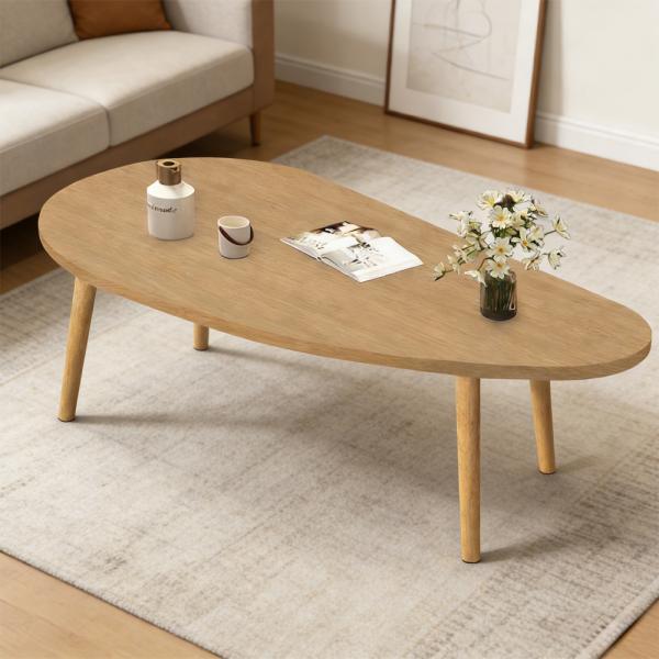 MuXing Couchtisch, moderner Beistelltisch als Teetisch oder Nachttisch, kleiner Wohnzimmertisch für Schlafzimmer und Wohnbereich