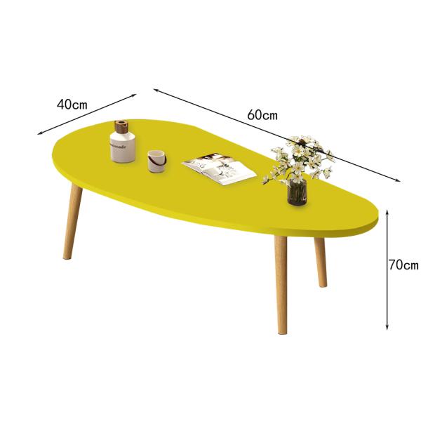 MuXing Couchtisch, moderner Beistelltisch als Teetisch oder Nachttisch, kleiner Wohnzimmertisch für Schlafzimmer und Wohnbereich