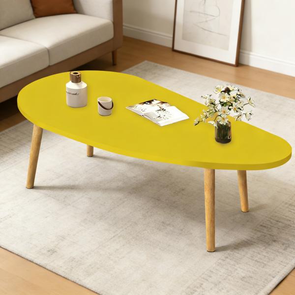 MuXing Couchtisch, moderner Beistelltisch als Teetisch oder Nachttisch, kleiner Wohnzimmertisch für Schlafzimmer und Wohnbereich