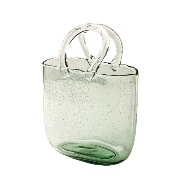 Muxing Glas Blumenvase Handtasche geformt klar Vase Aquarium
