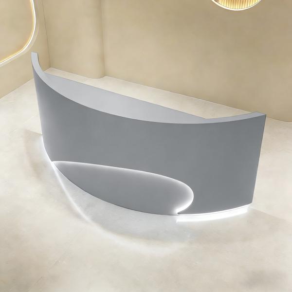 Muxing Empfangstheke Theke geschwungene Tresen Kasse Empfangstresen