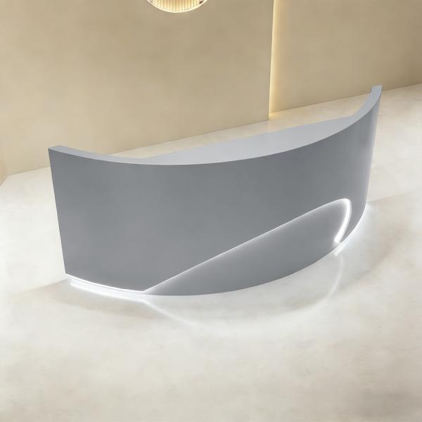 Muxing Empfangstheke Theke geschwungene Tresen Kasse Empfangstresen