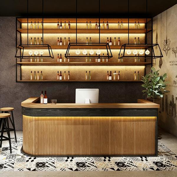 Muxing Maßanfertigung Bartheke Empfangstheke Empfangstresen Bartisch Ladentheke Verkaufstheke Kassentheke Theke /Muhei/