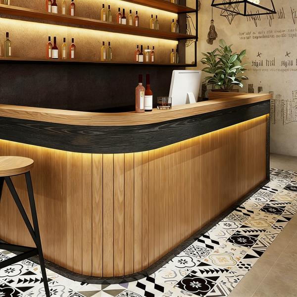 Muxing Maßanfertigung Bartheke Empfangstheke Empfangstresen Bartisch Ladentheke Verkaufstheke Kassentheke Theke /Muhei/