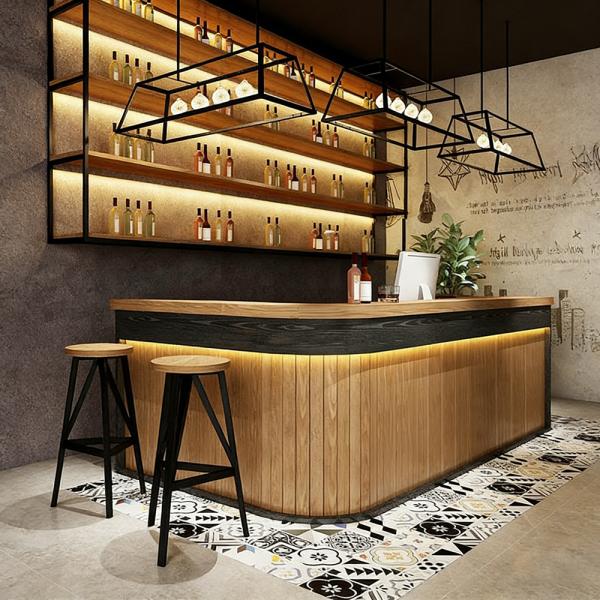 Muxing Maßanfertigung Bartheke Empfangstheke Empfangstresen Bartisch Ladentheke Verkaufstheke Kassentheke Theke /Muhei/