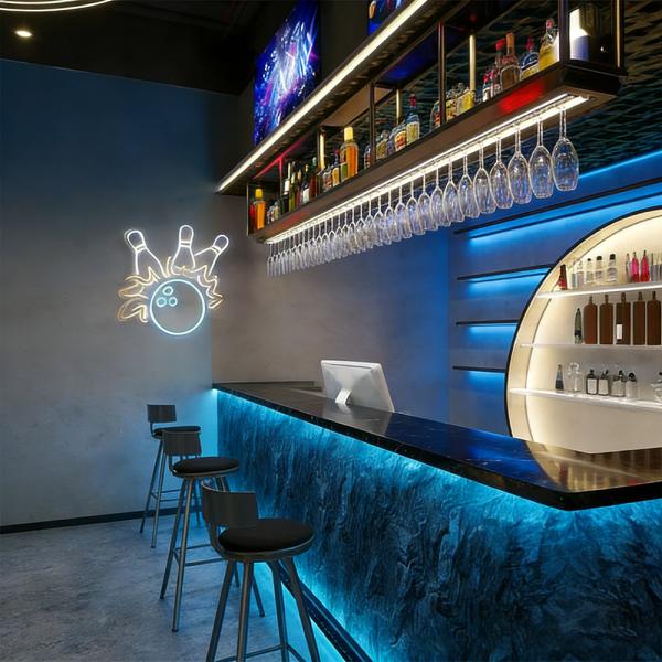 Muxing Bartheke Theke für Bar Café Empfangstheke Tresen Restaurant Rezeptionstheke Kasse Verkaufstheke Gastronomie Möbel Schwarz【HWHS】