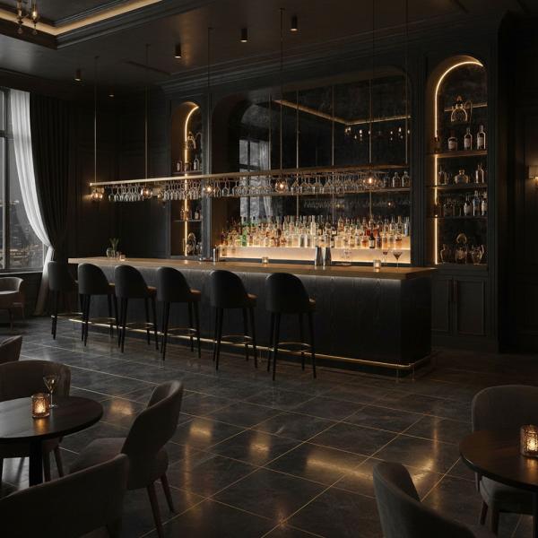 Muxing Bartheke,Restauranttheke,Ladentheke,Empfangstheke,Kassentheke,Maßgefertigte Bartheke Schwarz /YZXPMK/