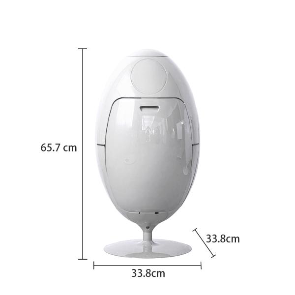 Muxing Mülleimer, Ei-förmiger Mülleimer, Kreativer Mülleimer, Mülltrennsystem, Haushaltsmülleimer