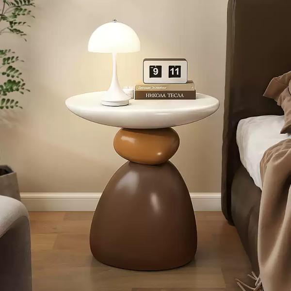 MuXing Nachttisch Dekotisch Tisch Beistelltisch Couchtisch Serviertisch Design-Nachttisch【BJ2309】
