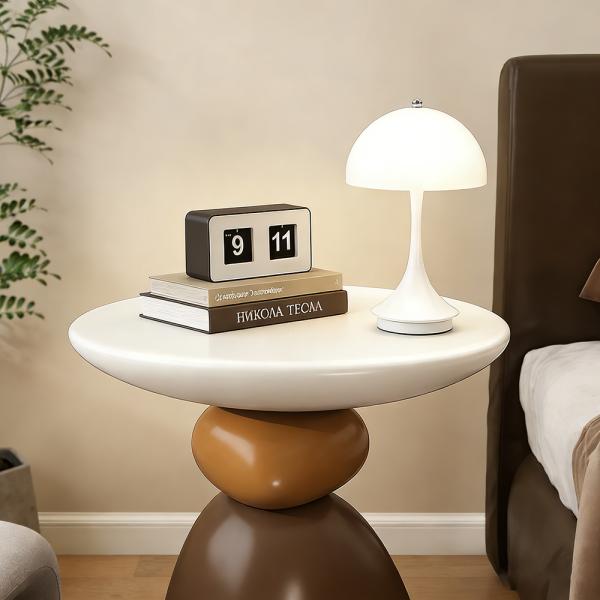 MuXing Nachttisch Dekotisch Tisch Beistelltisch Couchtisch Serviertisch Design-Nachttisch【BJ2309】