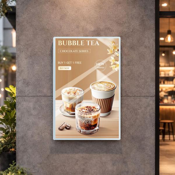 Muxing Wandmontierter Leuchtkasten, LED-beleuchtetes Menü-Display, Werbedisplay