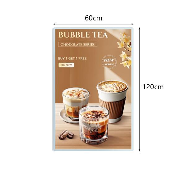 Muxing Wandmontierter Leuchtkasten, LED-beleuchtetes Menü-Display, Werbedisplay