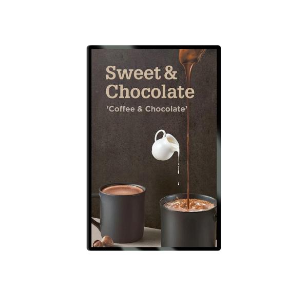 Muxing Wandmontierter Leuchtkasten, LED-beleuchtetes Menü-Display, Werbedisplay