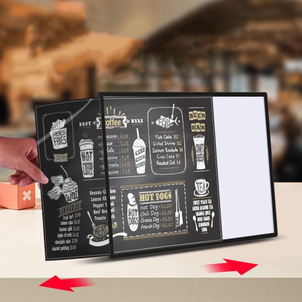 Muxing LED Leuchtkasten, Menü-Display, Werbedisplay, verstellbarer Winkel