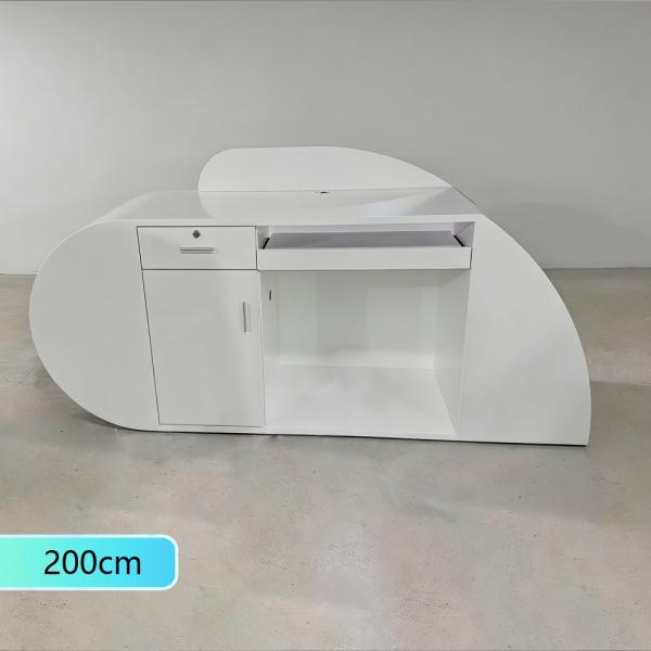 Muxing Salon Geschäft Empfangstisch Laden Kasse Kurvige Theke Gebogene Bar【SQQ】