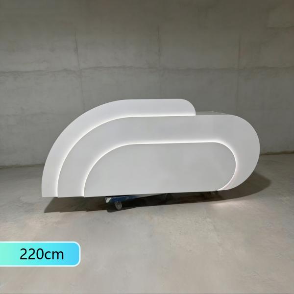 Muxing Salon Geschäft Empfangstisch Laden Kasse Kurvige Theke Gebogene Bar【SQQ】