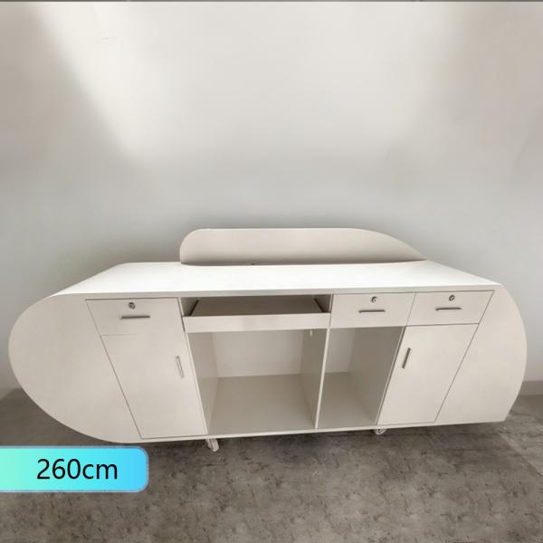 Muxing Salon Geschäft Empfangstisch Laden Kasse Kurvige Theke Gebogene Bar【SQQ】