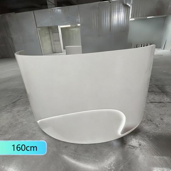 Muxing Empfangstheke Theke geschwungene Tresen Kasse Empfangstresen