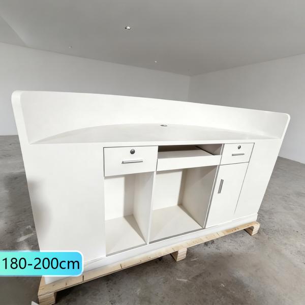 Muxing Empfangstheke Theke geschwungene Tresen Kasse Empfangstresen