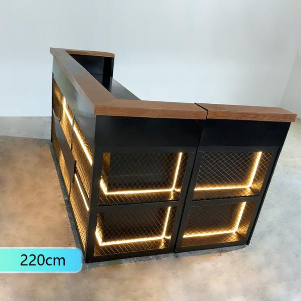 Muxing Maßanfertigung Bartisch Bar Theke Kasse Tresen Eisenkunst Rezeption Empfangstheke