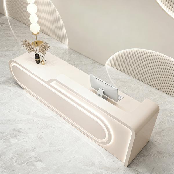 Muxing Bartheke, Theke, Empfangstheke, Geometrische Bartheke, Theke für Bekleidungsgeschäft, Bartheke für Schönheitskliniken