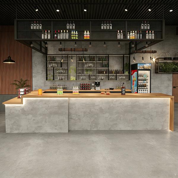 Muxing Empfangstheke, Bartheke, Kassentheke, Kaffeetheke, Empfangstresen, gewerbliche Bartheke, Ecktheke