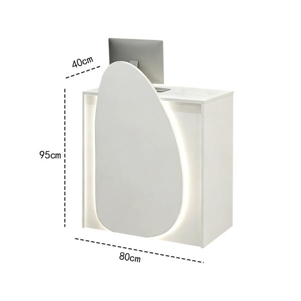 Muxing Bar Theke, Tresen, Empfangstheke, Bar Theke mit Runddesign, Kassentheke, kleine Bar Theke