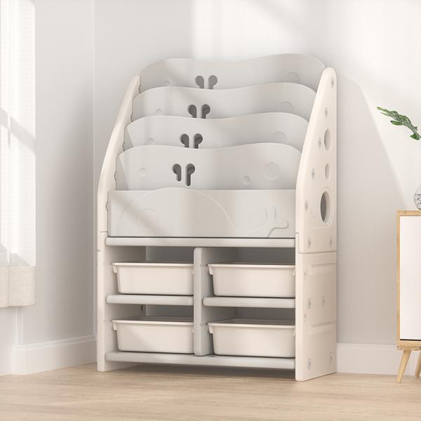 Großhandel B2B Kinderbuch-Organisator Bilderbuchregal Gestaffeltes Regal C【JY41】