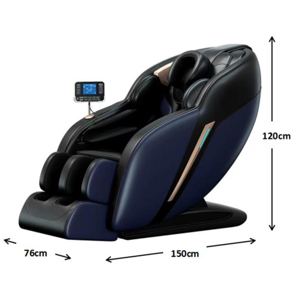 Großhandel B2B Elektrisch Massagesessel Raumkapsel Multifunktional Wärmefunktion  Bluetooth schwarz blau LEK-988A1