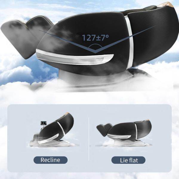 Muxing 4D Massagesessel, Wärmefunktion, Sprachsteuerung,Zero Gravity, Bluetooth SL Schienen AM183B