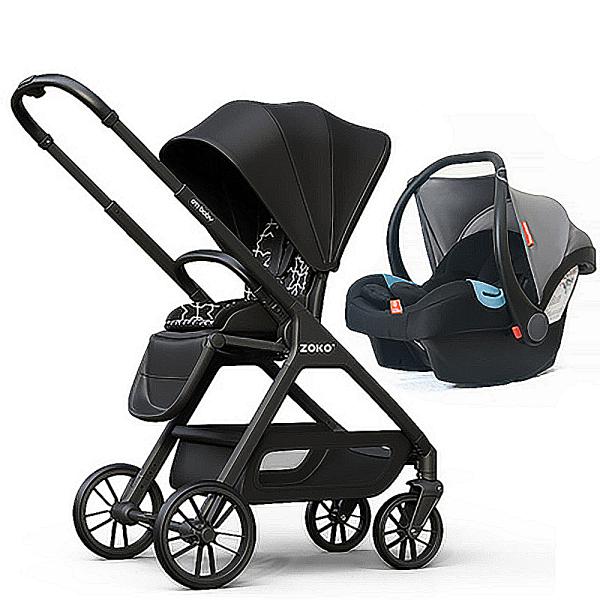 Großhandel B2B Kinderwagen + Babytragetasche 2 in 1 Zusammen klappbar mobil