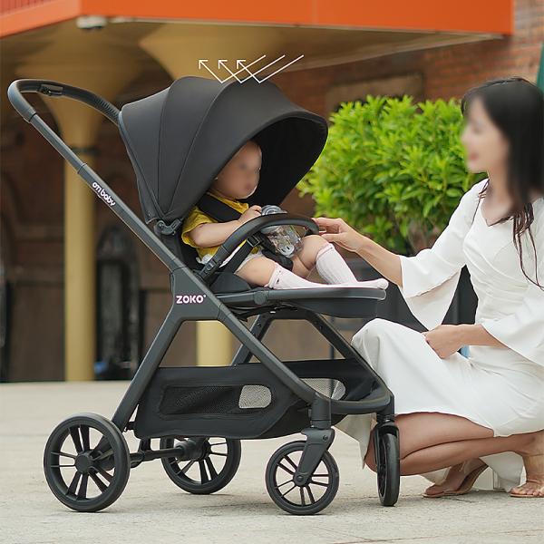 Großhandel B2B Kinderwagen + Babytragetasche 2 in 1 Zusammen klappbar mobil