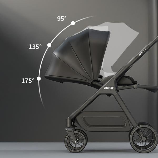Großhandel B2B Kinderwagen + Babytragetasche 2 in 1 Zusammen klappbar mobil