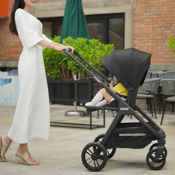 Großhandel B2B Kinderwagen + Babytragetasche 2 in 1 Zusammen klappbar mobil