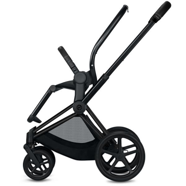 Großhandel B2B Cybex Priam Gestell Matt Black mit CYBEX Platinum PRIAM Lux Seat blau kinderwagen