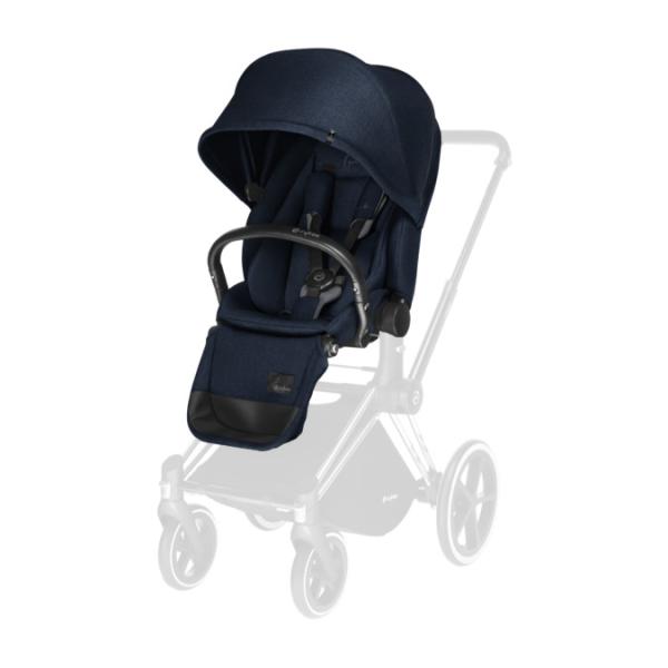 Großhandel B2B Cybex Priam Gestell Matt Black mit CYBEX Platinum PRIAM Lux Seat blau kinderwagen