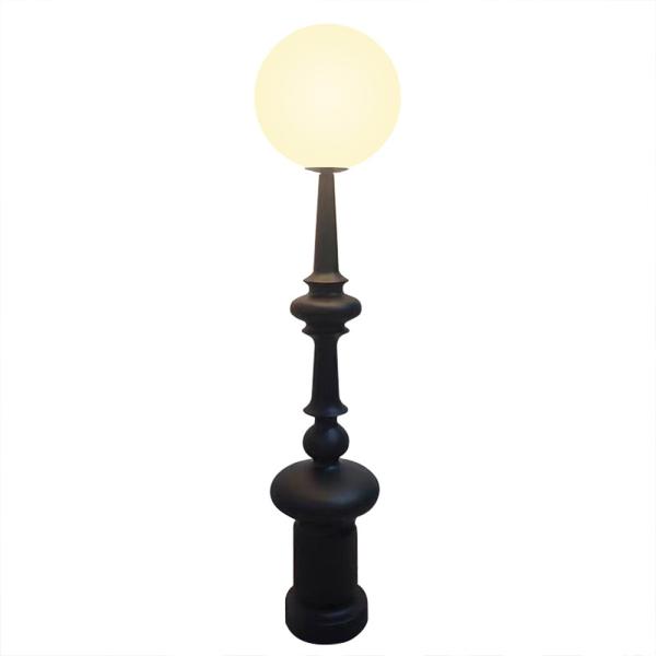 360Home Vintage Orb Stehlampe Warme Umgebungsbeleuchtung lampe schwarz