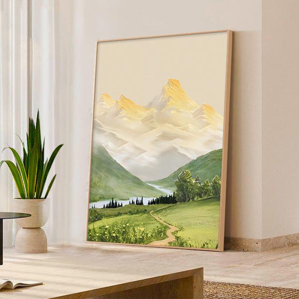 Großhandel B2B Wohnzimmer dekorative Malerei Landschaft Wandgemälde 80*120cm