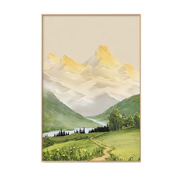 Großhandel B2B Wohnzimmer dekorative Malerei Landschaft Wandgemälde 80*120cm