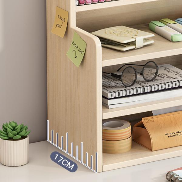 360Home Kleiner Regal Bürobedarf für schreibtisch Lagerung Eiche