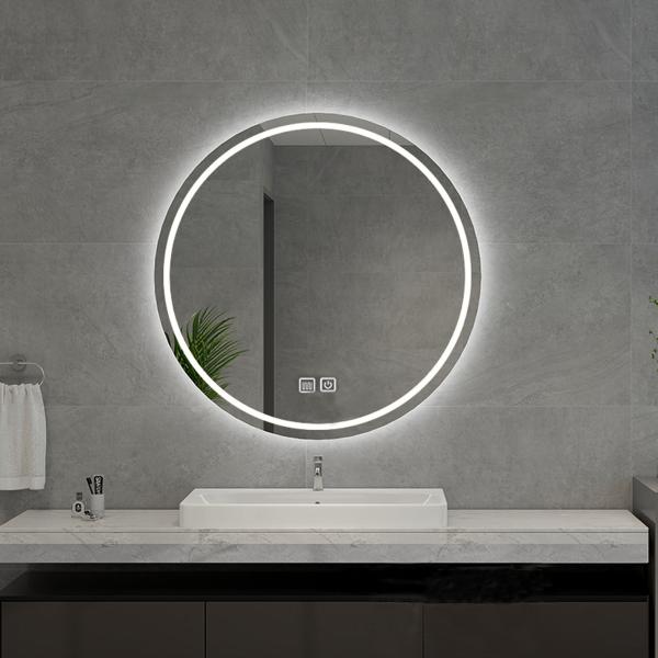 360Home LED-Spiegel  Badezimmer Spiegel  Smart Spiegel Anti-Beschlag Spiegel Touch-Control Spiegel
