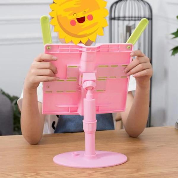Großhandel B2B Buchständer Leseständer Buchstütze Rosa