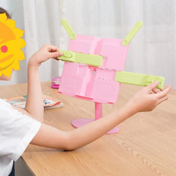 Großhandel B2B Buchständer Leseständer Buchstütze Rosa