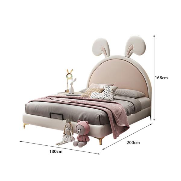 360Home Kinderbett Mädchen prinzessin bett Einzelbett Kreatives Kaninchenbett