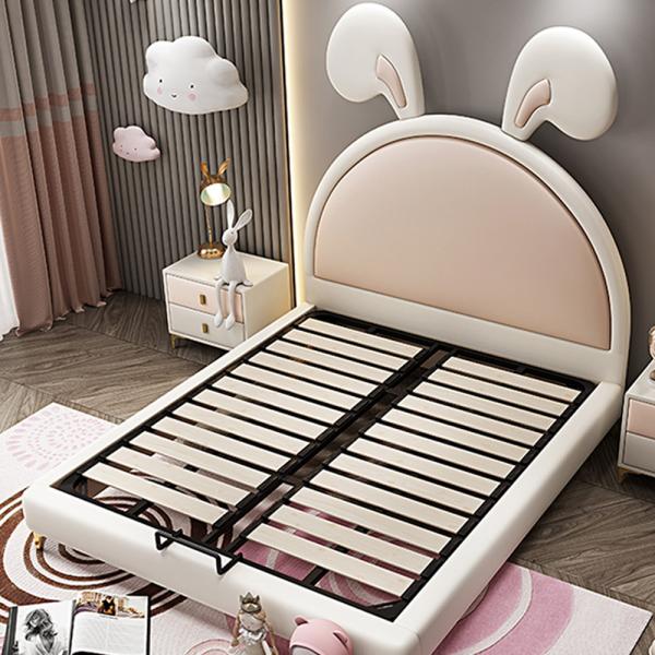 360Home Kinderbett Mädchen prinzessin bett Einzelbett Kreatives Kaninchenbett